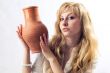 girl with jug