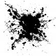 inky black splat