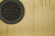 Harmony on bamboo texture