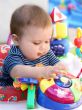 Baby playing
