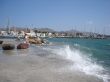 Waves in Aegina port