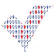 People vote. Presidential election 2.