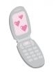 Saint Valentine`s mobile phone