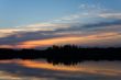 Sunset on the north