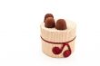 handmade truffles on a gift carton