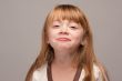 Portrait of an Adorable Red Haired Girl