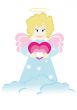 Cartoon figure of little angel