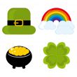 Set of icons for St. Patrick`s day