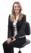 Beautiful blonde businesswoman
