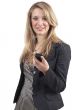Beautiful blonde businesswoman
