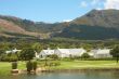 Golf course landscape in the mountains