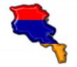 armenian button flag map shape