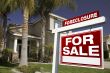 Foreclosure For Sale Real Estate Sign and House