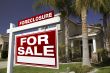 Foreclosure For Sale Real Estate Sign and House