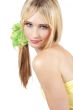 Portrait of beautiful blonde woman