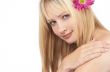 Portrait of beautiful blonde woman