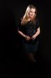 Woman in black
