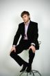 attractive man on high chair