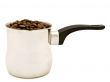 Turkish percolator with coffee beans