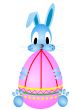 Easter funny rabbit
