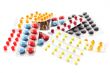 a number of pill blisters