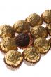 brown chocolate candy close up