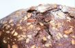 Chocolate cake close up
