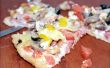 Parts of cutting hot pizza