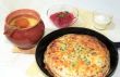 Pancakes and soup in casserole