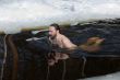 in cold water