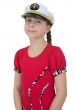 Young girl in uniform cap