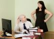Bookkeeper and the secretary on a workplace