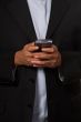 Business man texting