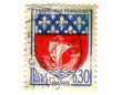 Paris City Coat of Arms Postage Stamp