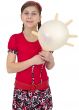 Young girl with balloon