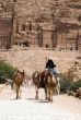 Petra ruins and mountains in Jordan