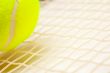 Abstract Tennis Ball, Racquet and Strings