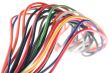 colored cable closeup