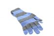 pair of wool striped gloves