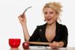 Woman sitting at desk