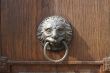Lion head as door handle
