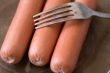 Sausage on a plate