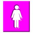 3D Female Sign