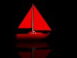 ship. 3D yacht sport icon