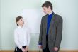Girl and the man in a suit