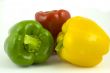 Three bell peppers