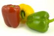 Three bell peppers