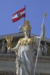 Pallas Athene in front of Viennese parliament