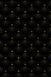 Vector illustration of black leather background