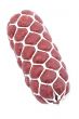 summer sausage on white background